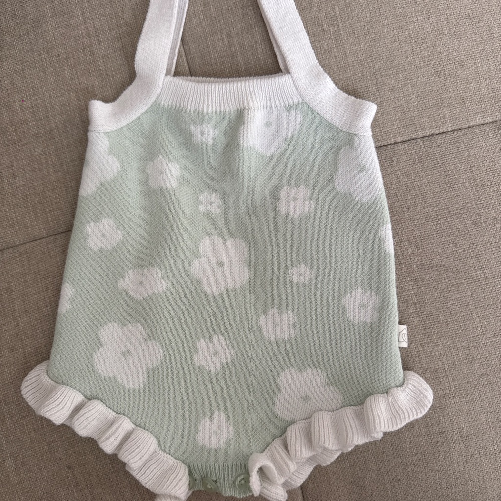 SNUG Knit Baby Romper - Picture 2 of 2